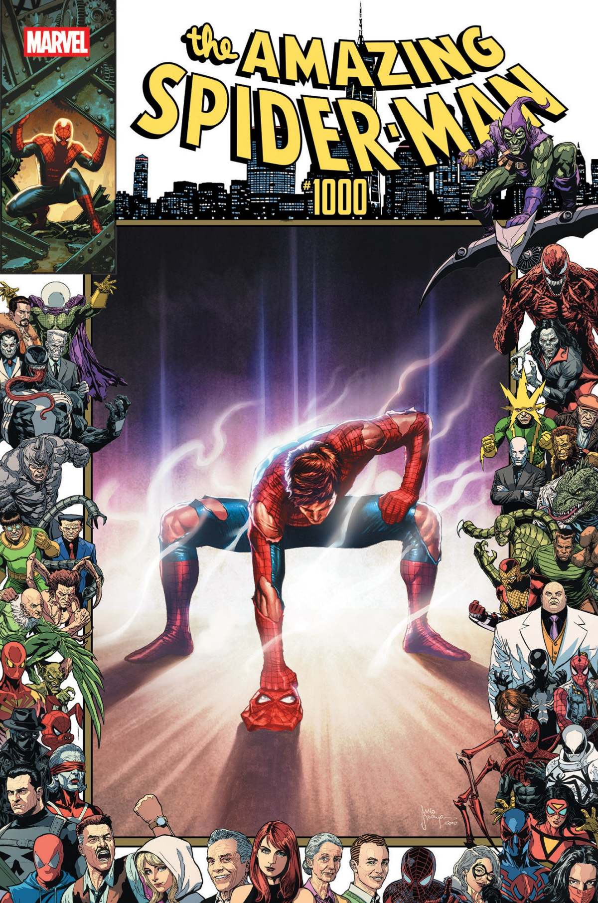 "Amazing Spider-Man" #1000 Variant Cover Pays Tribute to "One Piece" — Spider-Man Strikes Luffy’s Signature Gear 2 Pose