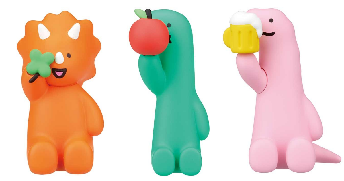 T-ARTS JOGUMAN Hide &amp; Seek Capsule Toys Add Four Adorable Dinosaurs to the Lineup