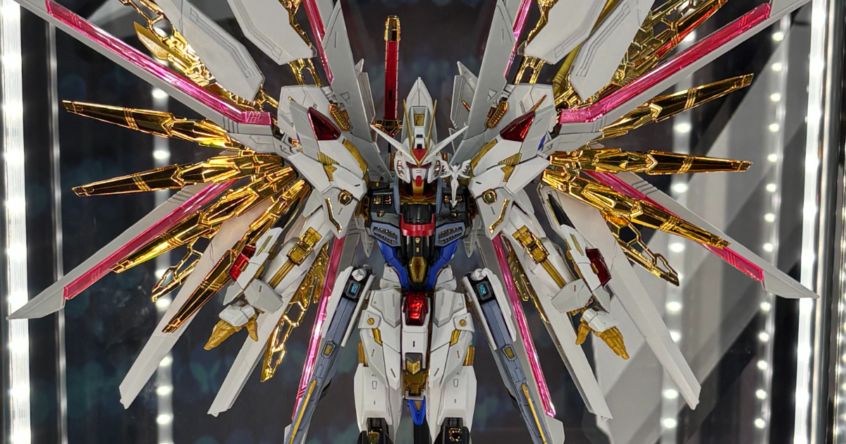 BANDAI HOBBY MGEX 1/100 Mighty Strike Freedom Gundam Makes Its In-Person Debut at the 64th All Japan Model & Hobby Show