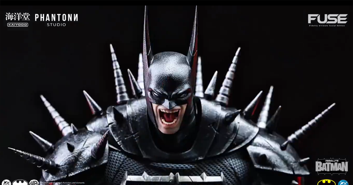 Kaiyodo’s New FUSE Line Unleashes a Brutal 6-Inch Absolute Batman Action Figure