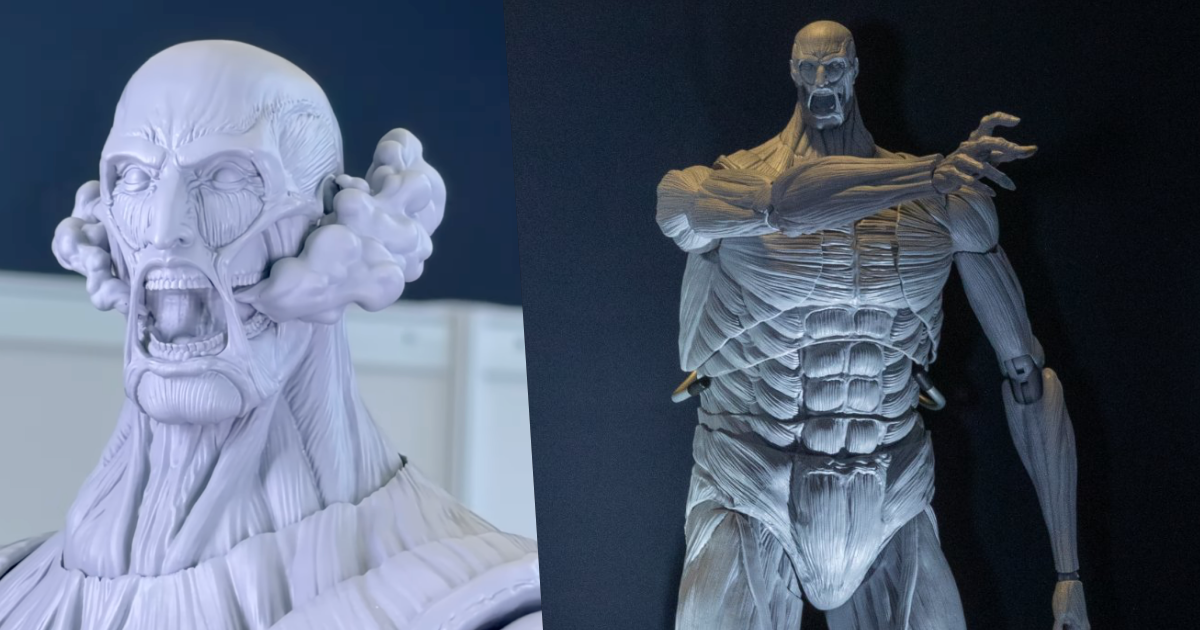 海洋堂×STORM COLLECTIBLES『進撃の巨人』超大型巨人 完全可動Ver.が上海ワンフェスで初公開！圧巻の巨体をフル可動で立体化