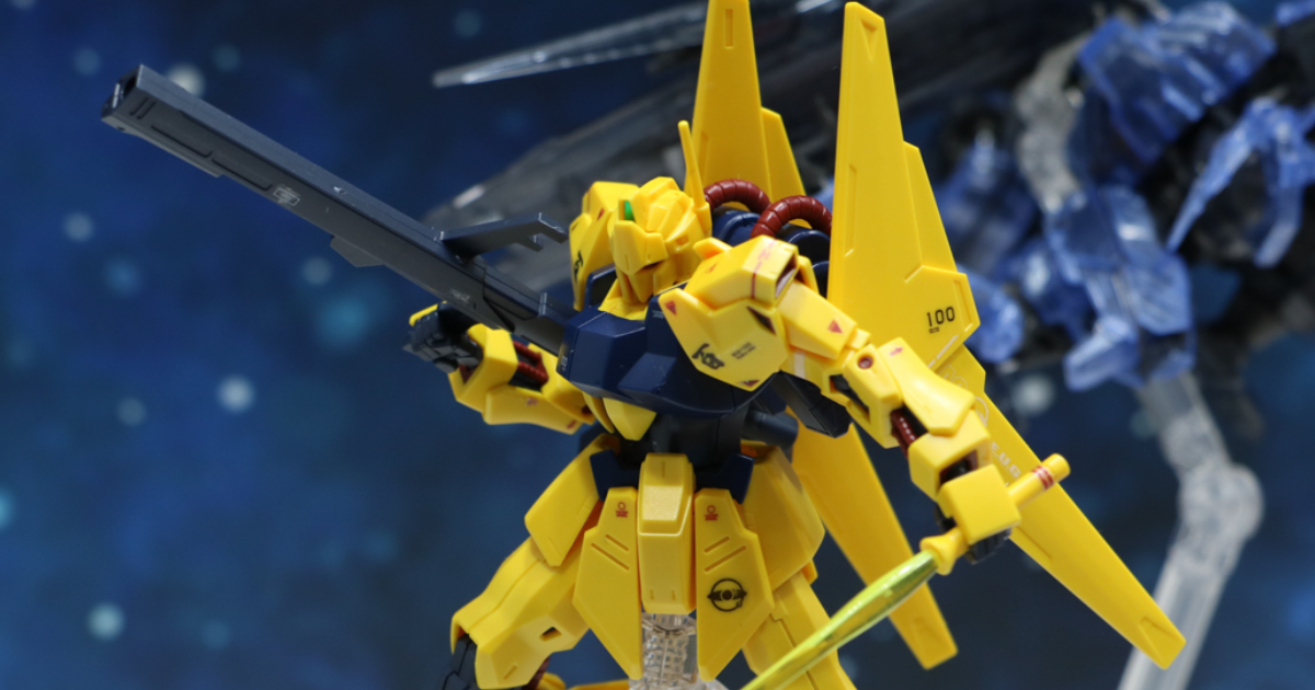 THE GUNDAM BASE Limited HG 1/144 Hyaku-Shiki (OLD KIT TRIBUTE Ver.) Revives the Vintage Gunpla’s Yellow Armor!