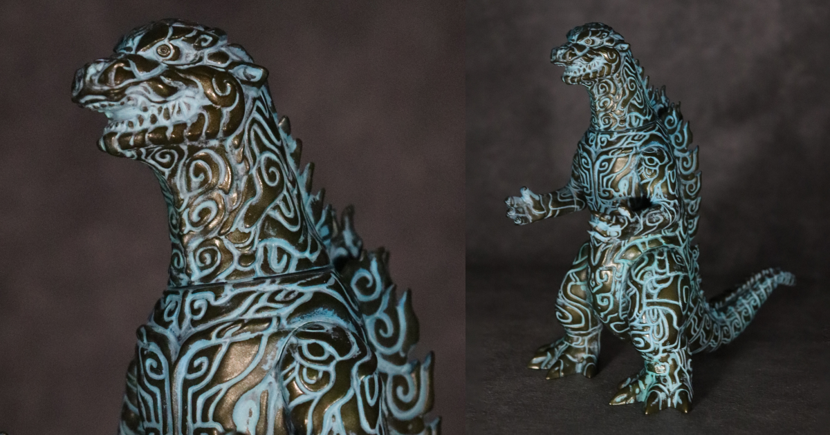 CCP Japan’s MSS Godzilla CREATION Godzilla (1954) Bronze Artifact Image Bronze-Style Color Ver.