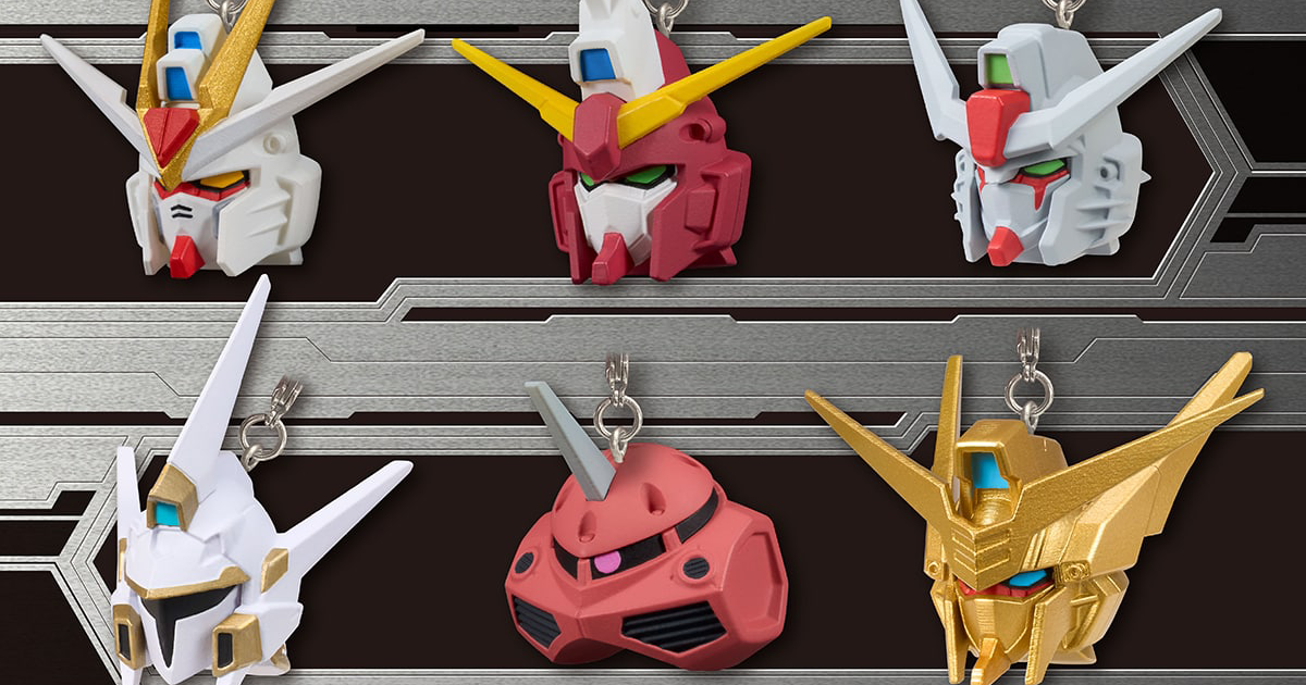BANDAI Gundam Head Mejirushi Accessory 3 Brings Six SEED FREEDOM Mobile Suits to Gashapon