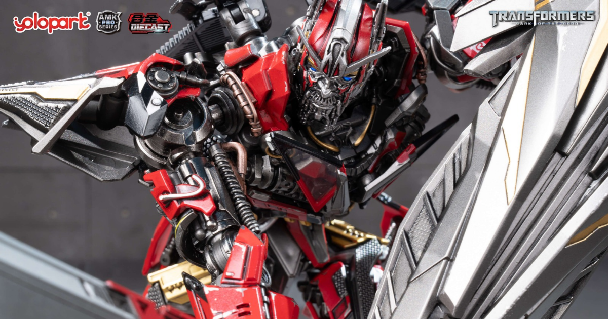 YOLOPARK AMK PRO Transformers: Dark of the Moon Sentinel Prime Model Kit Awakens the Autobot Traitor