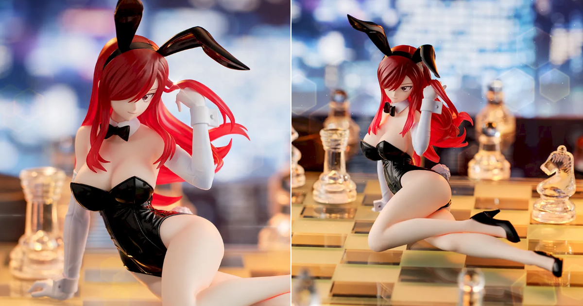 SEGA 景品《FAIRY TAIL 魔導少年》Yumemirize「艾爾莎‧史卡雷特」妖精女王換上黑色兔女郎裝！