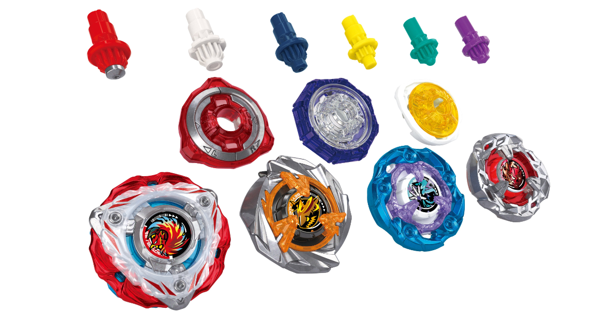 BEYBLADE X 戰鬥陀螺「CX-20 自訂改裝套組C」鳳凰三大部位全搭載金屬 72 種組合自由改造！