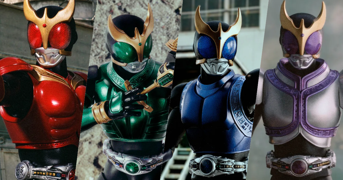 S.H.Figuarts Shinkocchou Seihou Kamen Rider Kuuga Mighty, Pegasus, Dragon, and Titan Forms Get Screen-Accurate 55th Anniversary Editions