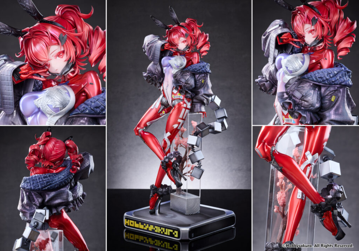 Hobby Sakura「Nana 極速緋櫻 Ver.」1/4 比例雕像 紅髮雙馬尾搭配機械逆兔女郎造型！