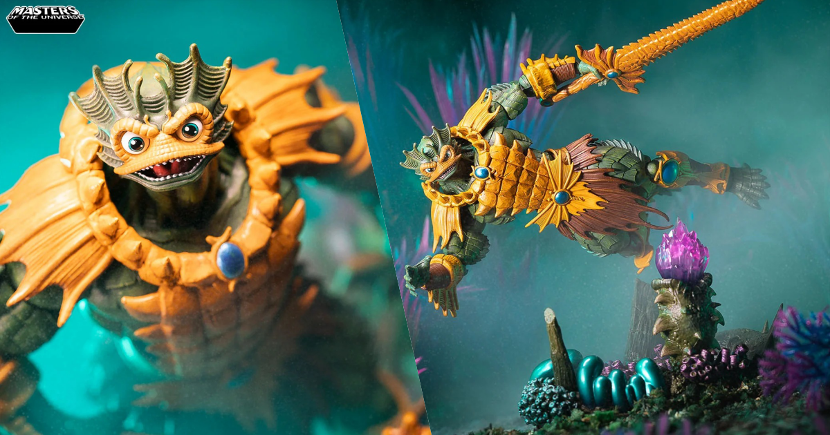 MONDO Masters of the Universe 200X Mer-Man Timed Edition 1/12 Scale Action Figure Rises From the Crystal Sea