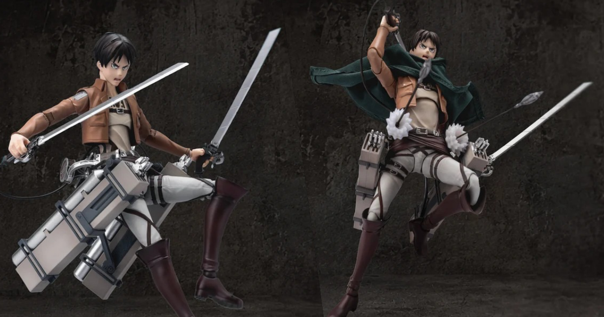 Hiya Toys「EXQUISITE BASIC『進撃の巨人』エレン・イェーガー」1/12可動フィギュア！「一匹残らず駆逐してやる！」