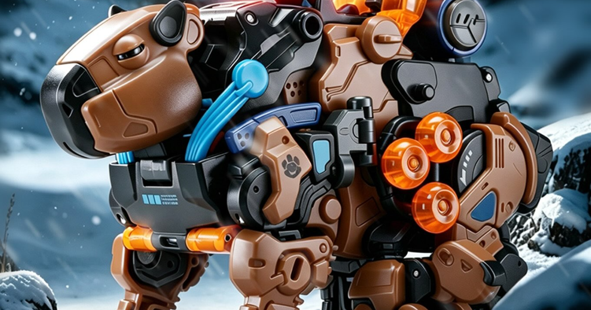 52TOYS BEASTBOX SATURN-POTATO Capybara Fires Orange Bombs—and Its Own Baby!