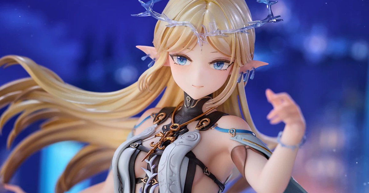 鳴潮 ✕ Infinity Studio 『SSR FIGURE卡提希婭 1/6比例模型』細膩塑造可愛臉蛋、華麗服飾  附手偶再現遊戲中待機動作！