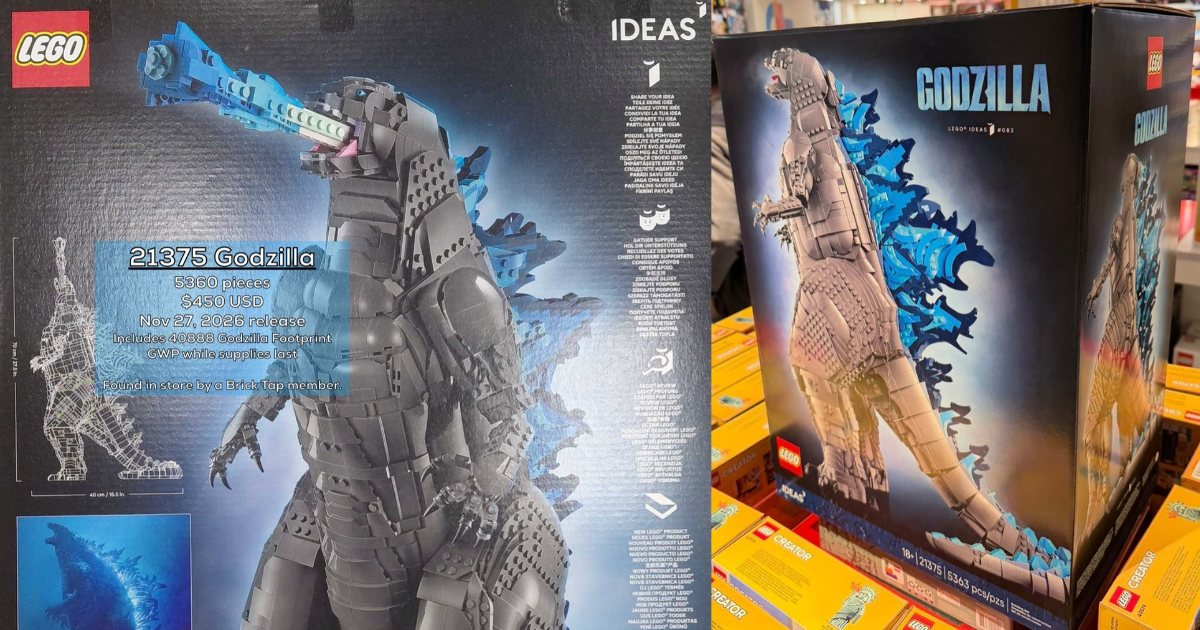 LEGO Icons 21375 「《哥吉拉 II 怪獸之王》哥吉拉」社群提前曝光！黑色星期五正式登場！