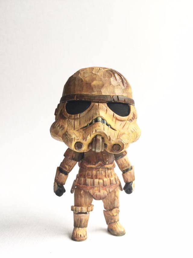 【玩具人。AH-B。投稿】Nendoroid – series 501 – Stromtrooper  – 星際大戰風暴兵手工塗裝改造