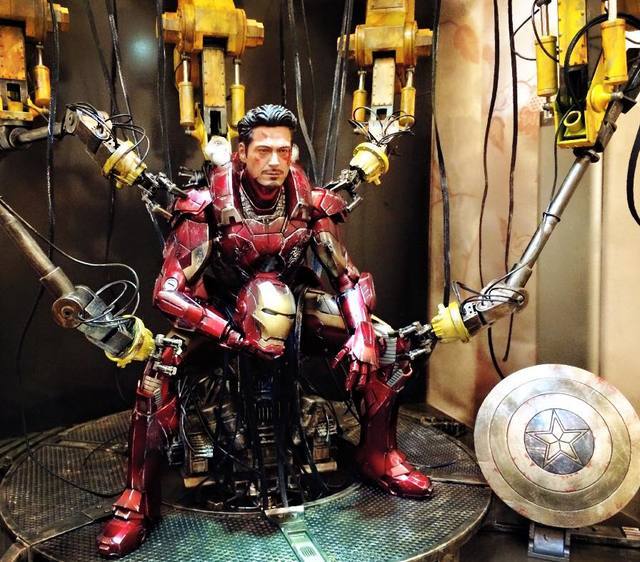【玩具人。沈貢郁。投稿】因應內戰。所以它誕生！！Hot Toys 鋼鐵人 改造