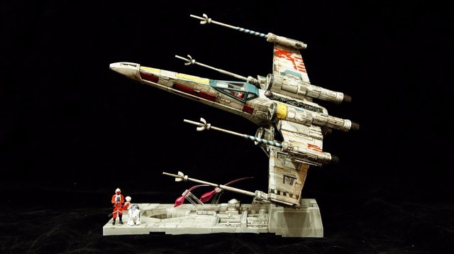 【玩具人閔哥投稿】1/72 BANDAI星際大戰X戰機與人型彩繪