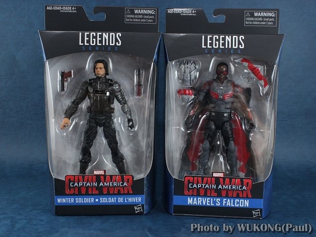 MARVEL LEGENDS 美國隊長3:英雄內戰 - 獵鷹&酷寒戰士