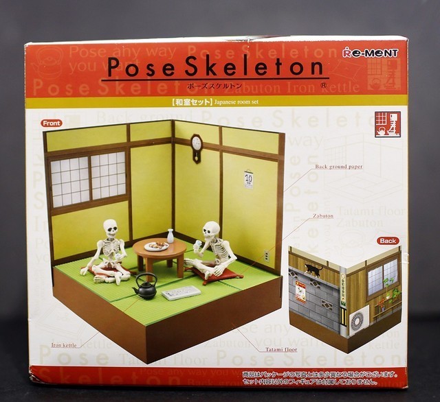 【玩具人白色猴子投稿】Pose Skelton 和室場景組開箱