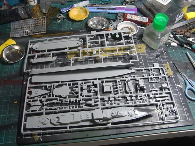 【玩具人。詹波。投稿】1/700 現代級驅逐艦 製作分享