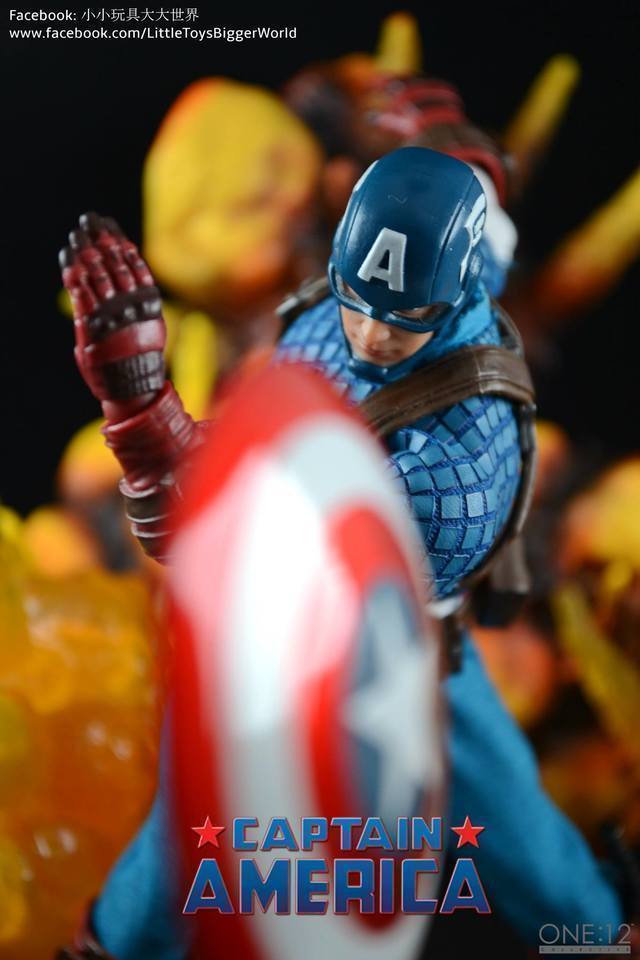 【玩具人。小小玩具大大世界。投稿】MEZCO – ONE:12 COLLECTIVE 美國隊長 Captain America (Modern version)