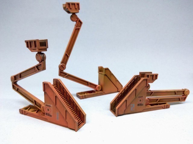 【玩具人。Kam Andrew Tse。投稿】1/144 MS HANGER 鋼彈基地 格納庫製作分享