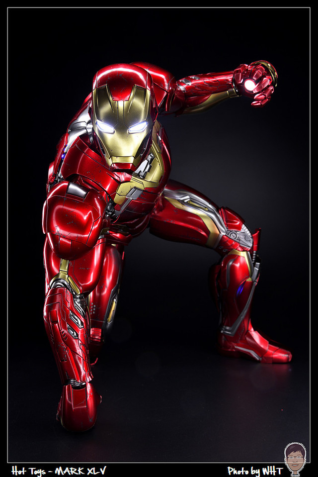 【玩具人。黑色北極熊。投稿】Hot Toys MARK 45 鋼鐵人馬克45 1/4 比例開箱分享