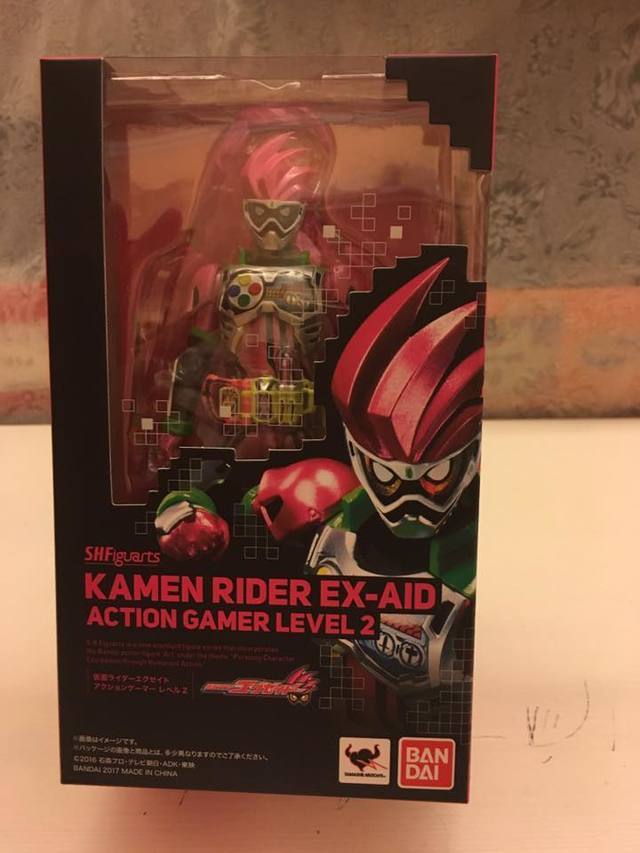 以動作遊戲使者為主題的幪面超人 EX-AID LEVEL-2 S.H.Figuarts