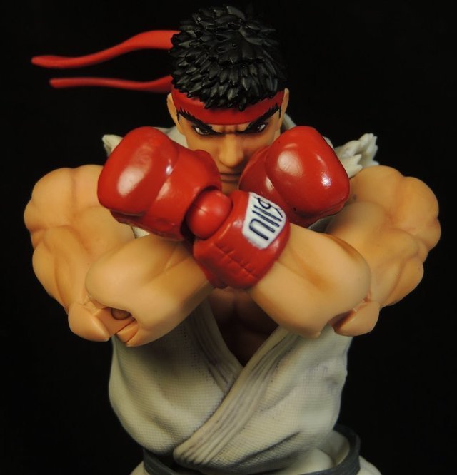 【玩具人。Jhen-yu Huang。投稿】S.H.Figuarts Street Fighter V Ryu 快打旋風V 隆 臉部重塗分享！！